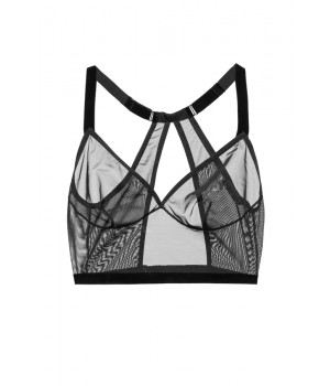 BRA BRALETTE LE JOURNAL INTIME "VELVET" (BLACK)