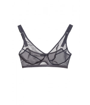 BRA LE JOURNAL INTIME "MONROE" BRA BASIC (GRAY)