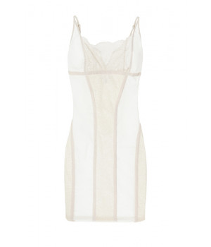SLIPDRESS LE JOURNAL INTIME "EMPRESS FIKE" (IVORY)